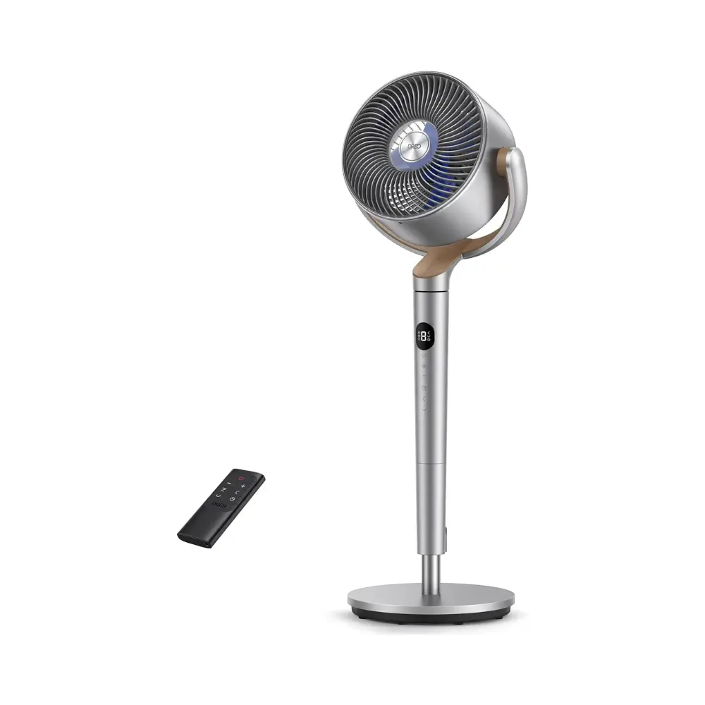 DREO Cooling Fan — grey floor fan — image 1